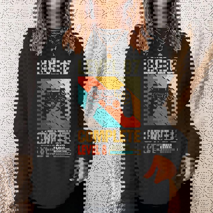 レベル7 コンプリートレベル8 ロード7年 結婚記念日 スウェットシャツ 彼女への贈り物