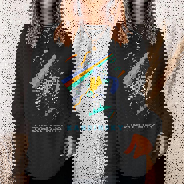 ワシリー・カンディンスキー抽象アートスモールワールドiv スウェットシャツ 彼女への贈り物