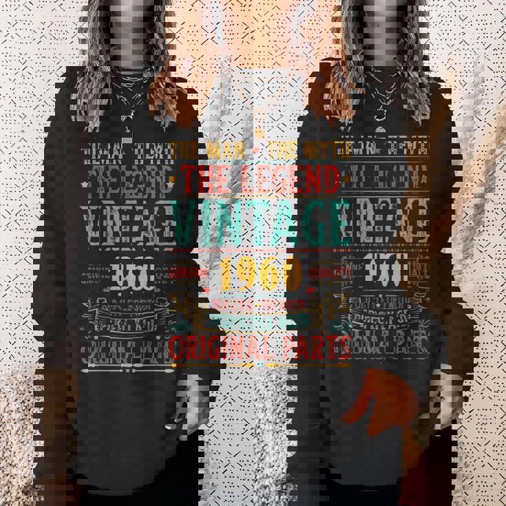 ヴィンテージ 1960 男性用 レトロ 面白い 1960 誕生日 スウェットシャツ 彼女への贈り物