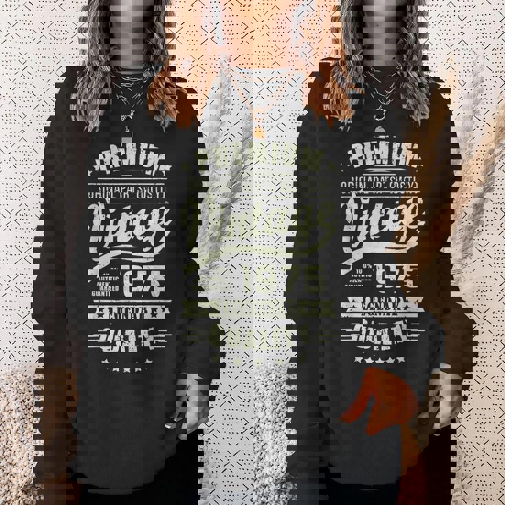 ヴィンテージ 1975 男性用 レトロ 面白い 1975 誕生日 スウェットシャツ 彼女への贈り物