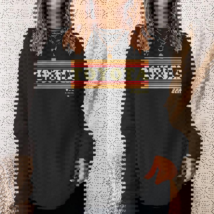 ヴィンテージ 80年代 トヨタ 日本 レトロ グラフィック スウェットシャツ 彼女への贈り物