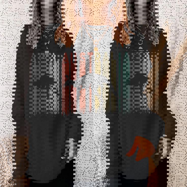 ヴィンテージ カンガルーオーストラリア オージー レトロ カンガルーオーストラリア スウェットシャツ 彼女への贈り物