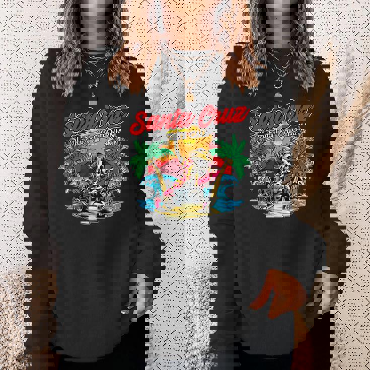 ヴィンテージ サーファー カリフォルニア I レトロ サンタクルーズ カリフォルニア スウェットシャツ 彼女への贈り物