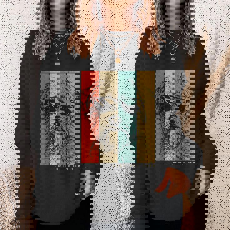 ヴィンテージ ノーフォークテリア 犬 ママ パパ キッズ メンズ レディース スウェットシャツ 彼女への贈り物