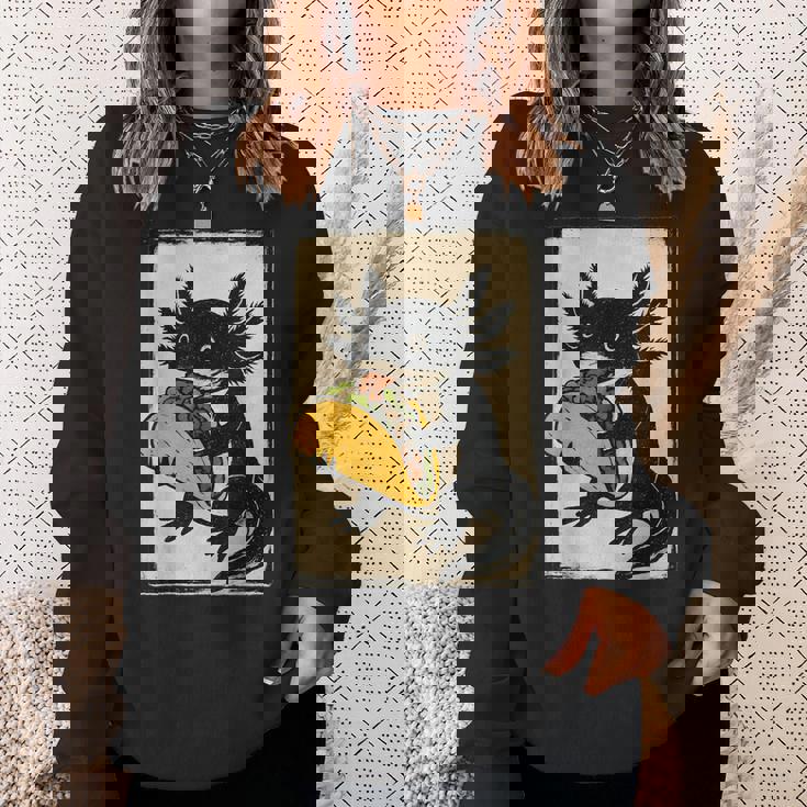 ヴィンテージ リノカット Axolotl タコサラマンダー 民芸品 スウェットシャツ 彼女への贈り物