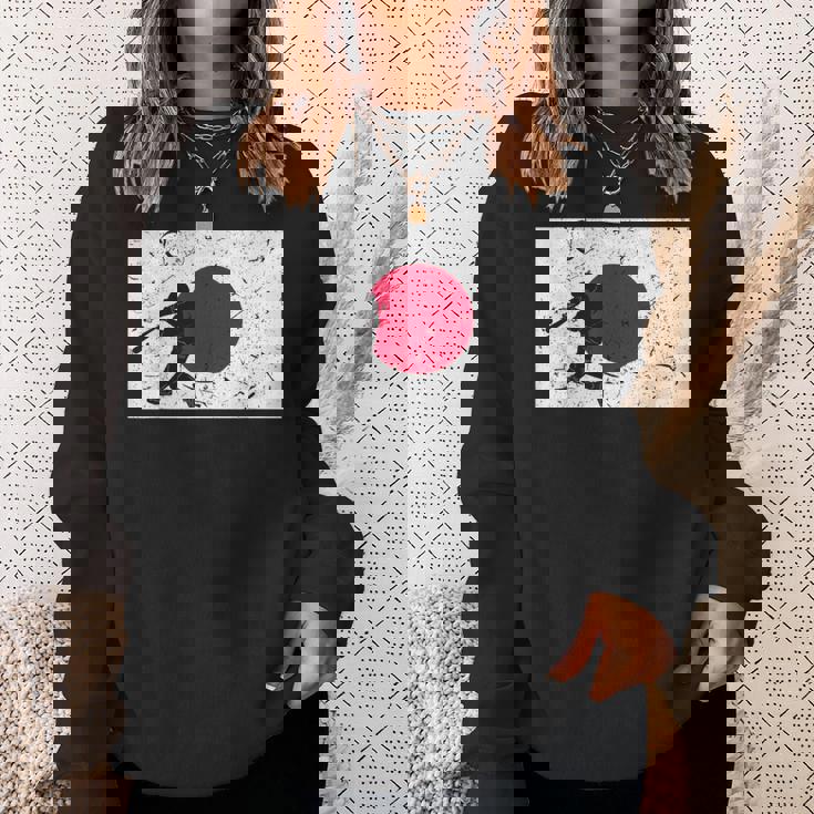 ヴィンテージ 野球 試合 リーグ 日本国旗 代表 選手 スウェットシャツ 彼女への贈り物