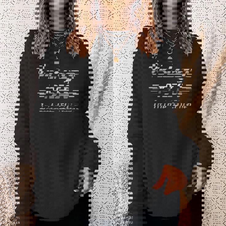 ヴィンテージ1956クラシックカー 70歳の誕生日 スウェットシャツ 彼女への贈り物