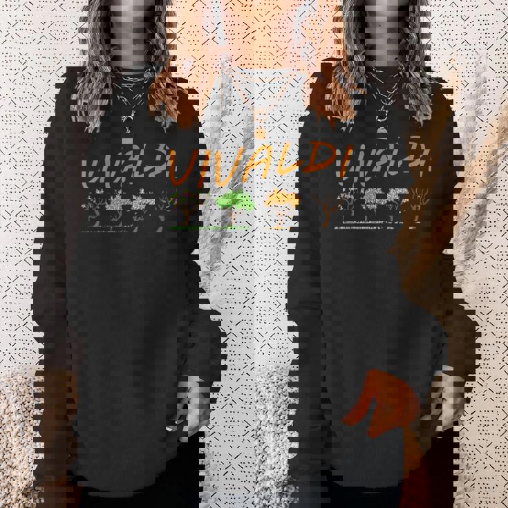 ヴィヴァルディ四季クラシック音楽ギフト スウェットシャツ 彼女への贈り物