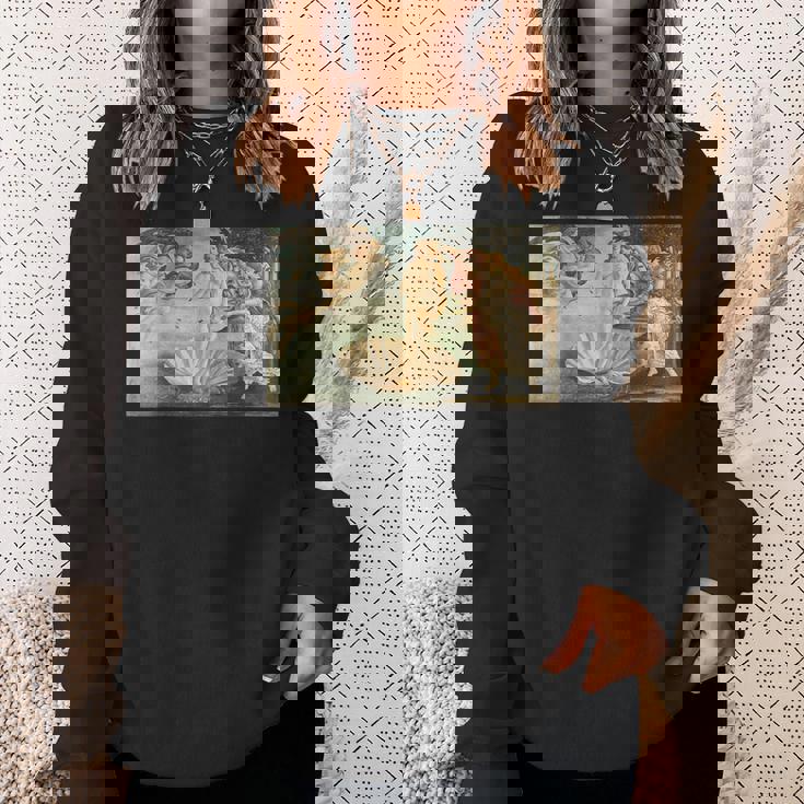 ヴィーナスの誕生／サンドロ・ボッティチェッリ【世界の名画】（高精細画質）女神 美術館アート スウェットシャツ 彼女への贈り物
