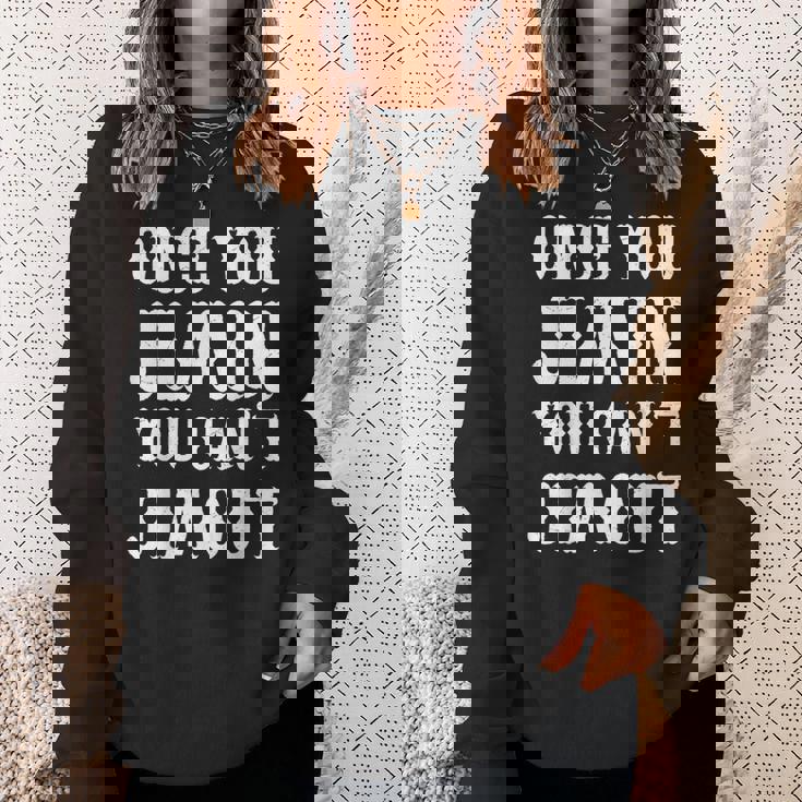 一度ジミンしたら、ジミンアウトはできない スウェットシャツ 彼女への贈り物