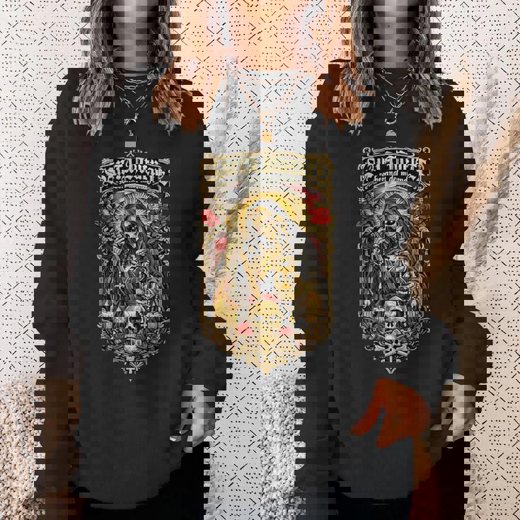 世界のサンタ・ムエルテ支配者 スウェットシャツ 彼女への贈り物