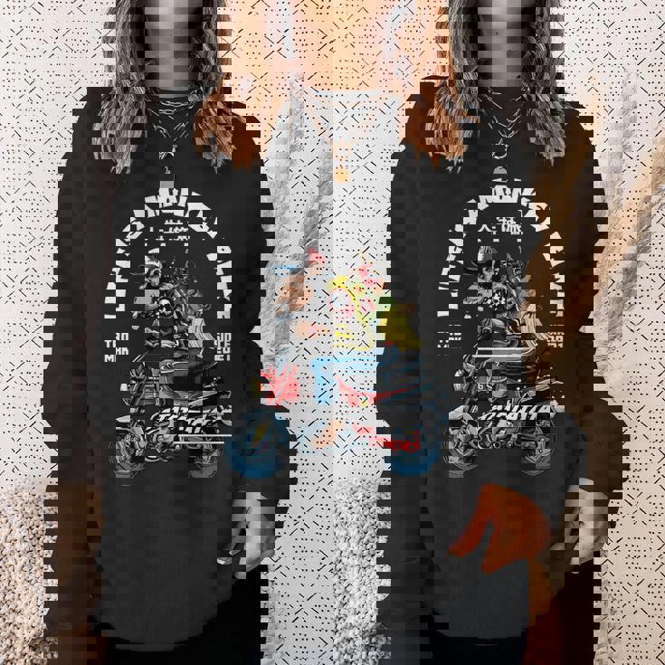 人生はモンキーバイク 長袖tシャツ スウェットシャツ 彼女への贈り物