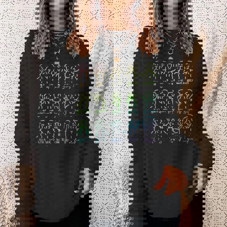 代数ダンスおかしい関数グラフ図科学数学方程式 長袖tシャツ スウェットシャツ 彼女への贈り物