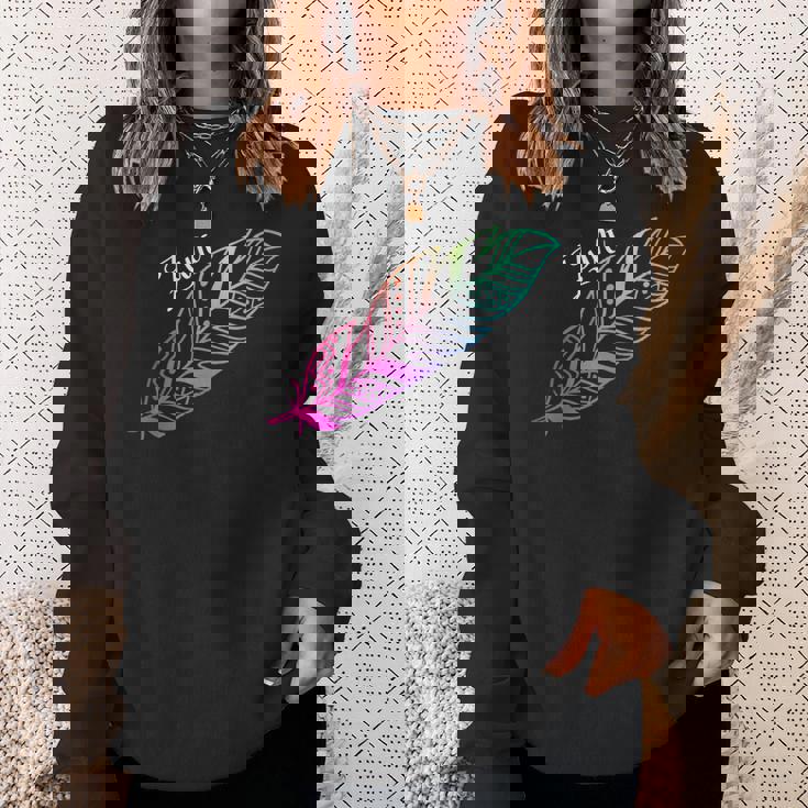 先住民フェザーtシャツ ネイティブアメリカン ズニ族 スウェットシャツ 彼女への贈り物