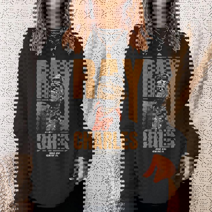 公式レイ・チャールズ・ジャズ・アイコン・マーチ Father Ofoul スウェットシャツ 彼女への贈り物