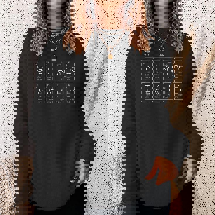 化学者 科学 教師 元素記号 周期表 スウェットシャツ 彼女への贈り物