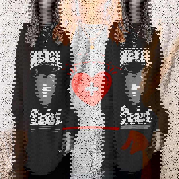 医学生 研究 大学 医学部 医学生 スウェットシャツ 彼女への贈り物