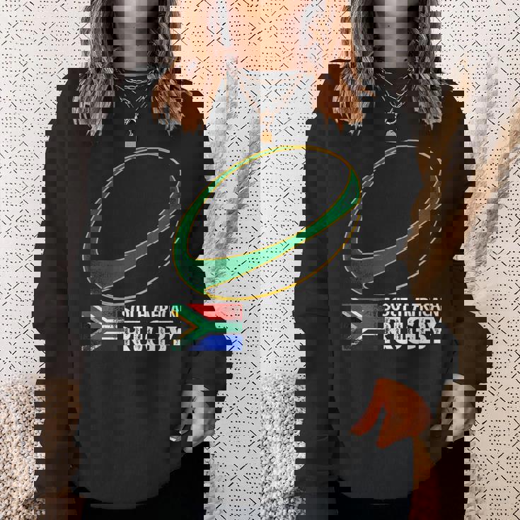 南アフリカラグビー南アフリカ国旗 スウェットシャツ 彼女への贈り物