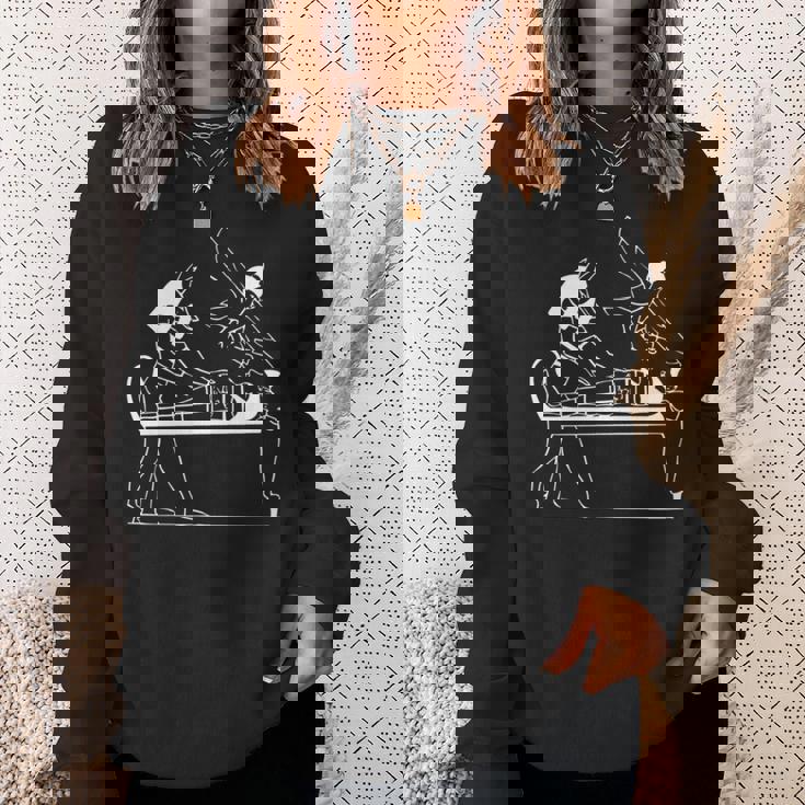 古代エジプトエジプト美術ミイラクラシック日常 長袖tシャツ スウェットシャツ 彼女への贈り物