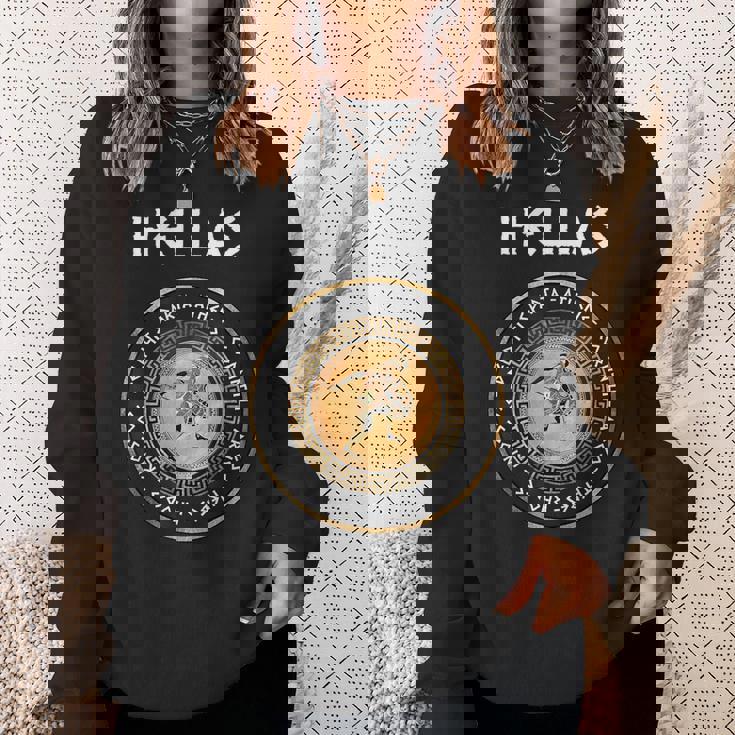 古代ギリシャの都市 スパルタ アテネ テーベ ギリシャ重装歩兵 スウェットシャツ 彼女への贈り物