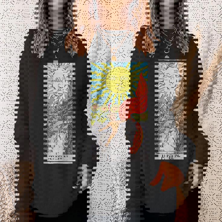 太陽のタロットカード スウェットシャツ 彼女への贈り物