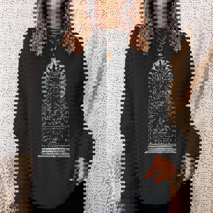 宇宙の解釈学的図式 宇宙 錬金術 魔法 Hermeneuticcheme Universe Alchemie Old スウェットシャツ 彼女への贈り物