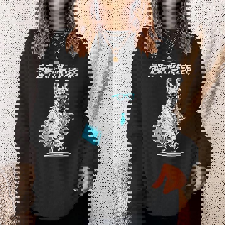 定時で帰ります フレンチブルドッグ グッズ 犬 おもしろ 面白い ギャグ ネタ 笑える スウェットシャツ 彼女への贈り物