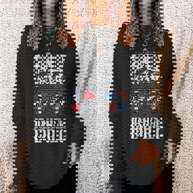 家族旅行 ドミニカ共和国 休日 バケーション トリップ ドミニカ共和国 スウェットシャツ 彼女への贈り物