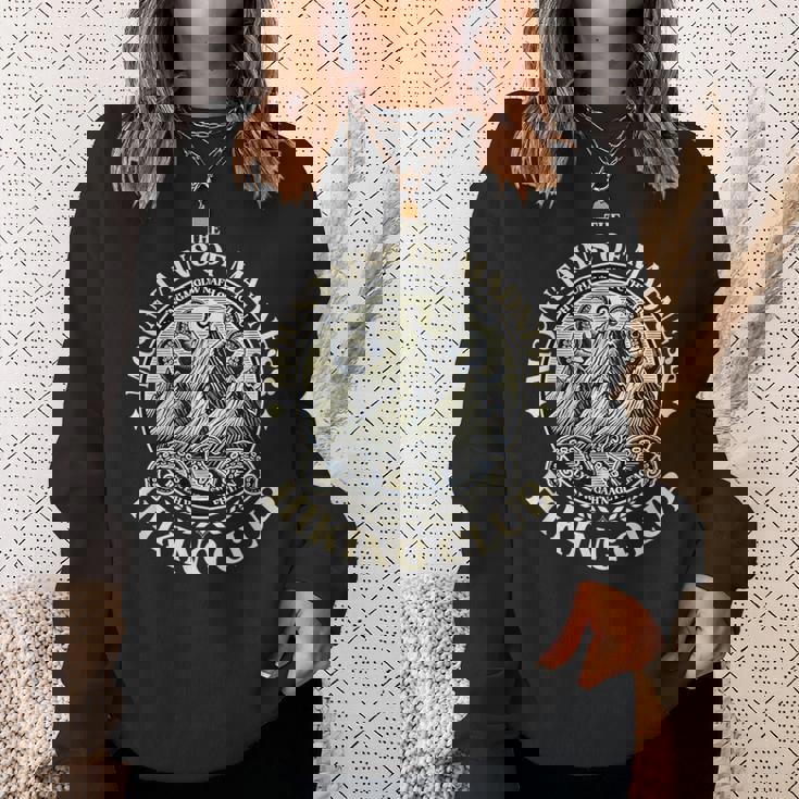 山岳狂気ラブクラフトハイキングとクトゥルフ・ミスカトニック スウェットシャツ 彼女への贈り物