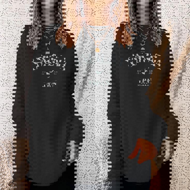 山形ジャパン 山形ジャパン グラフィックプリント 長袖tシャツ スウェットシャツ 彼女への贈り物