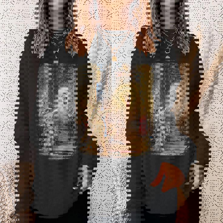 幻影ギュスターヴ・モロー不気味なホラー絵画アート スウェットシャツ 彼女への贈り物