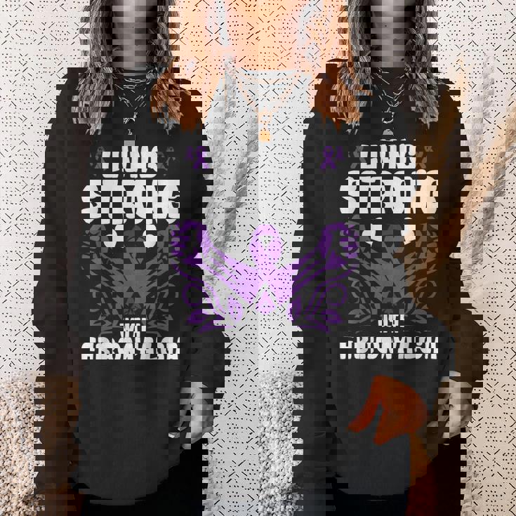 強く生きる 線維筋痛症への認識 線維筋痛症 スウェットシャツ 彼女への贈り物