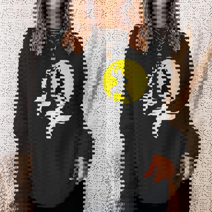 忍者訓練道場tシャツ 黒手裏剣ライトtシャツ スウェットシャツ 彼女への贈り物