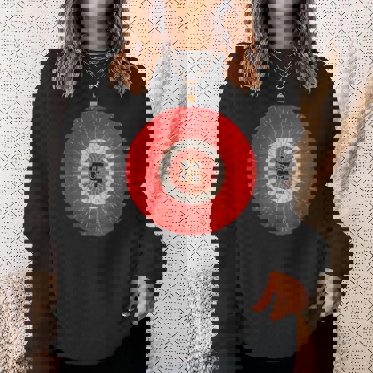 日本の伝統柄紅白傘 スウェットシャツ 彼女への贈り物