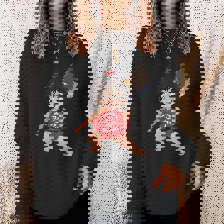 日本の民俗 金太郎 スウェットシャツ 彼女への贈り物