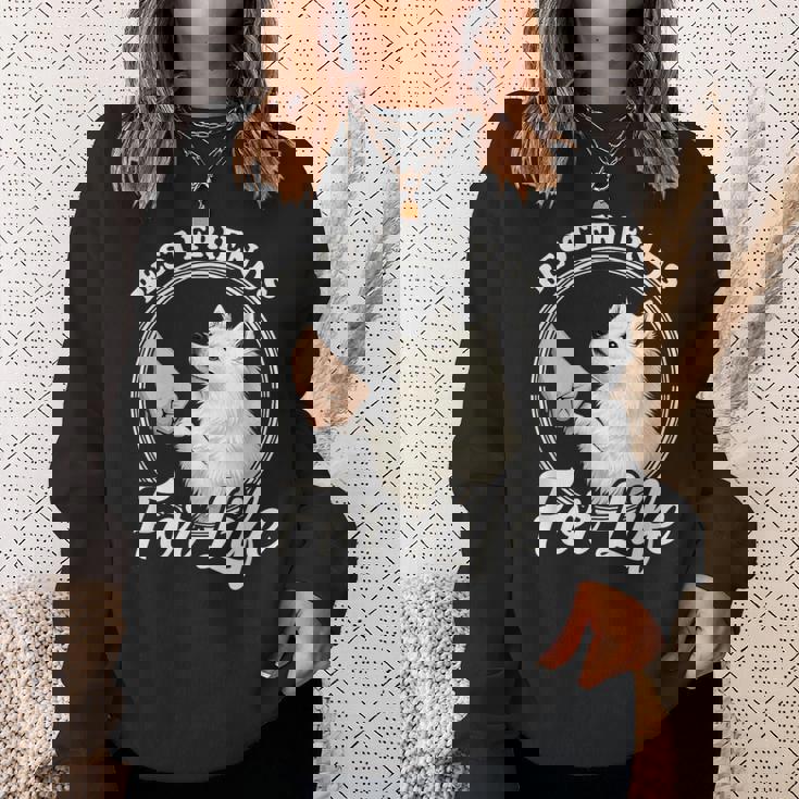 日本スピッツ 犬好きデザイン 美しい日本スピッツ スウェットシャツ 彼女への贈り物