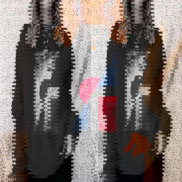 日本ドミニカ共和国の国旗 日本のドミニカ共和国 スウェットシャツ 彼女への贈り物