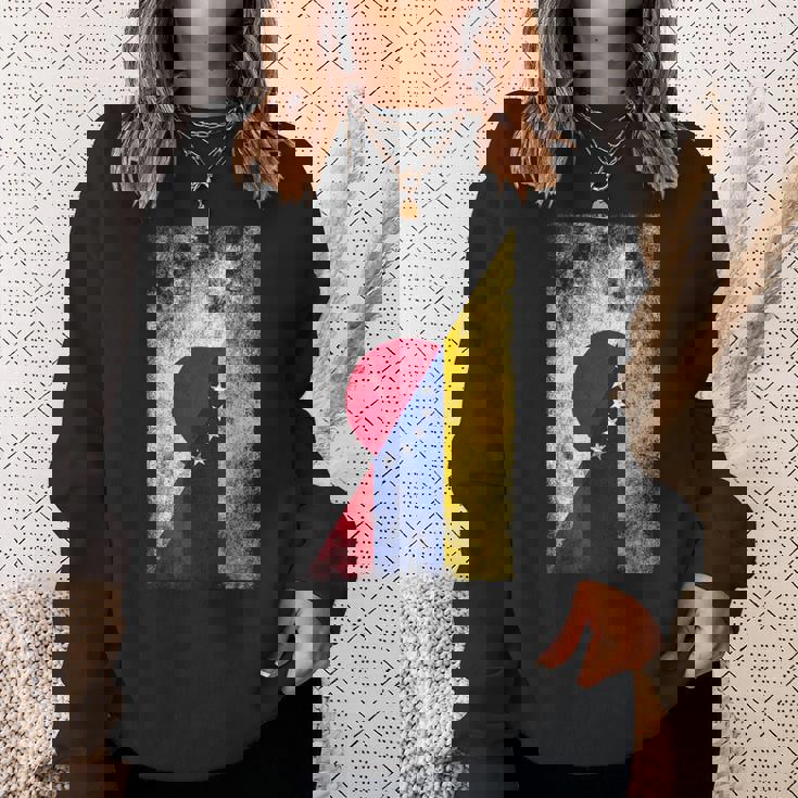 日本ベネズエラ国旗 日本のベネズエラ。 スウェットシャツ 彼女への贈り物