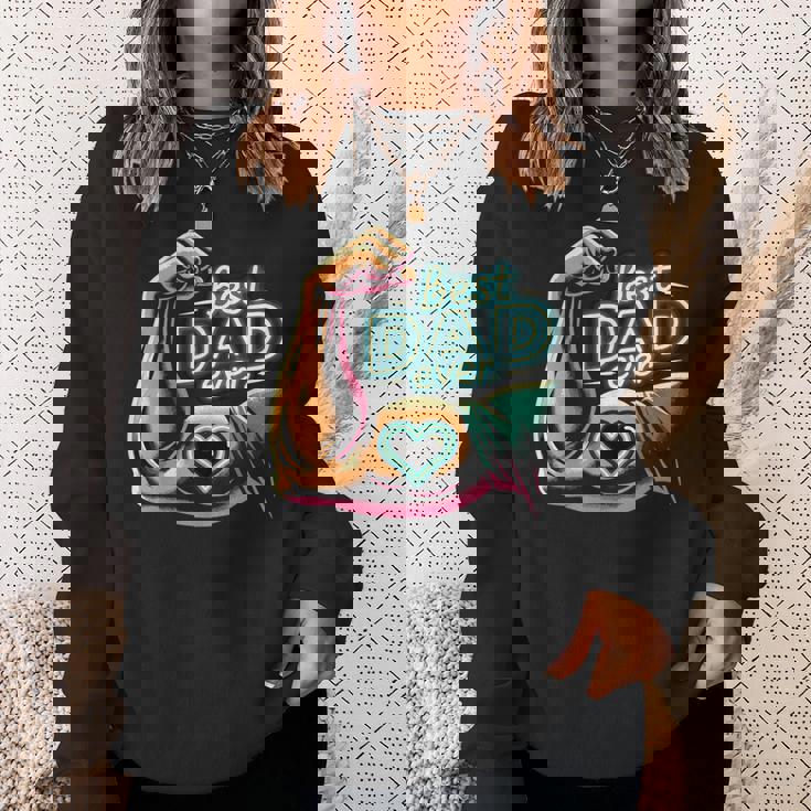 最高のお父さん 父の日 お父さんになる人 お父さん お父さん スウェットシャツ 彼女への贈り物