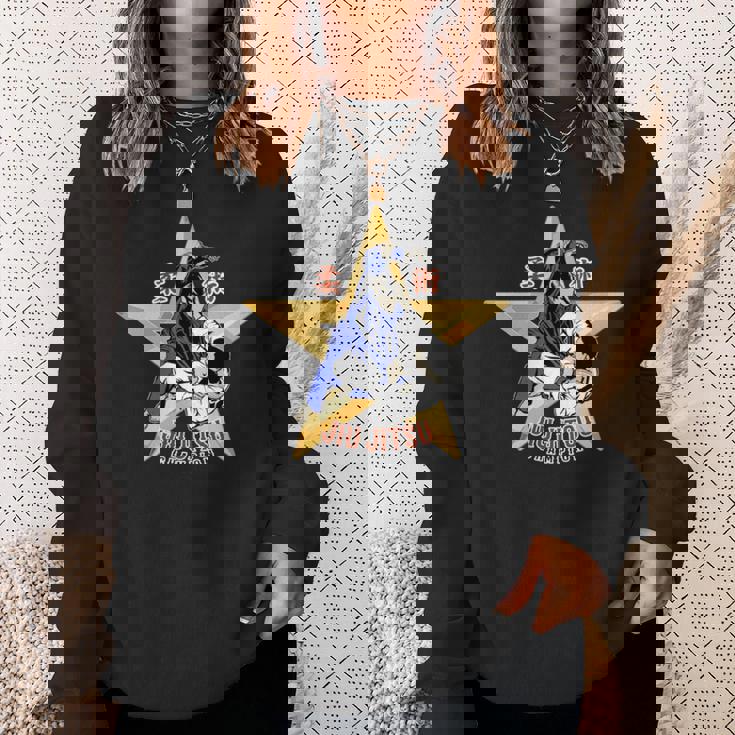 柔術スター、チャンピオン 長袖tシャツ スウェットシャツ 彼女への贈り物