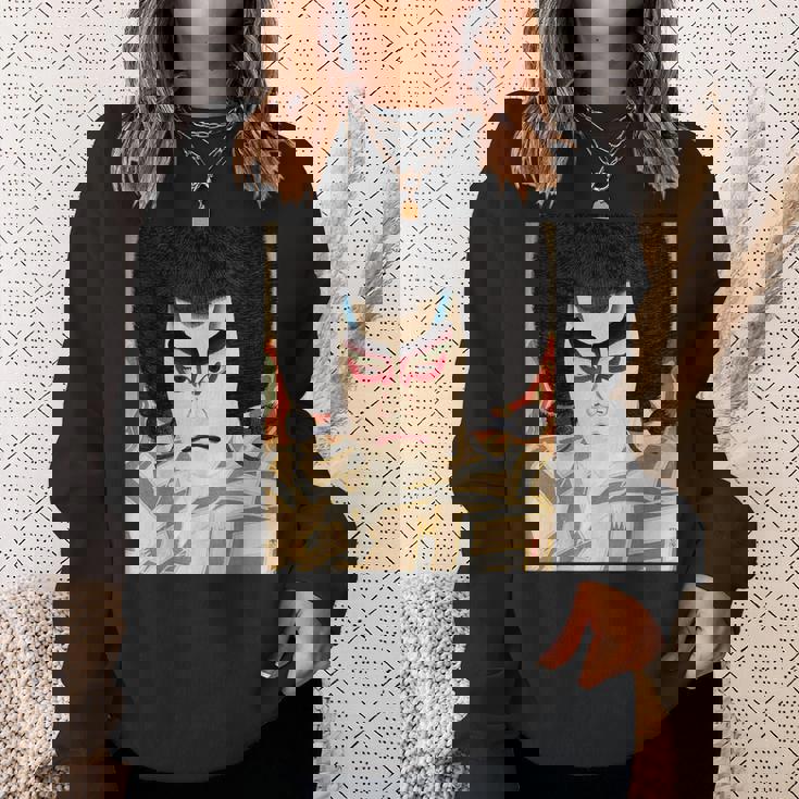 歌舞伎 かぶき 役者 日本美術 浮世絵 役者絵 名取春仙 二代目市川左団次の鳴神 スウェットシャツ 彼女への贈り物