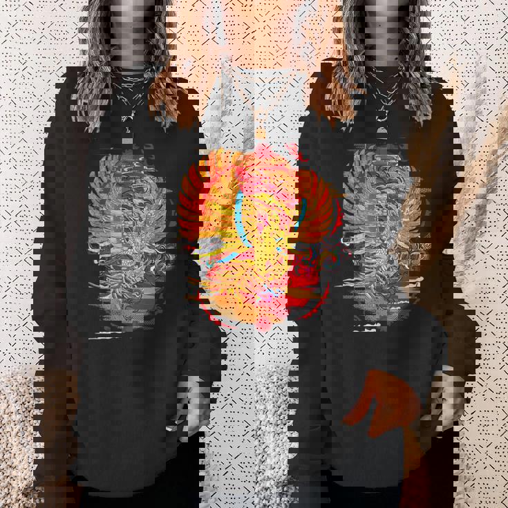 浮世絵シリーズ 和ポップ 鳳凰 スウェットシャツ 彼女への贈り物