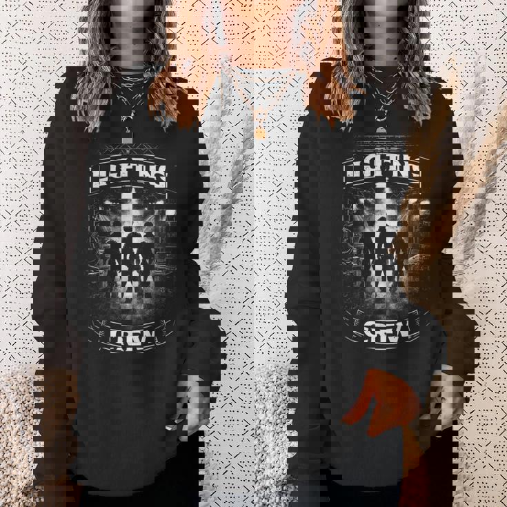 照明技術者 照明技術者 Lighting Crew スウェットシャツ 彼女への贈り物