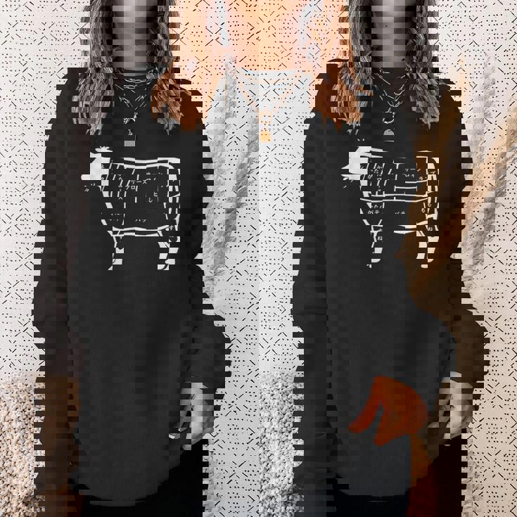 牛肉部位 スウェットシャツ 彼女への贈り物