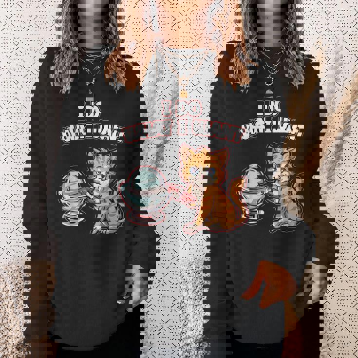 猫 デーモンコア 核 メンズ キッズ レディース おもしろサイエンス スウェットシャツ 彼女への贈り物