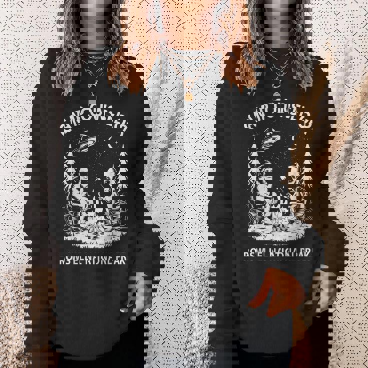 皮肉なサマーキャンプカウンセラー エイリアン国立公園 ロズウェル スウェットシャツ 彼女への贈り物