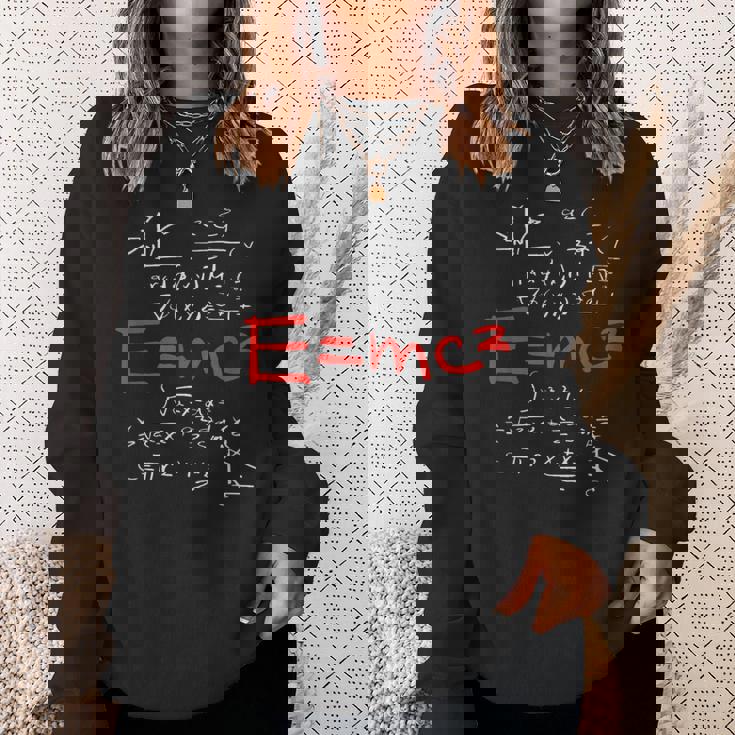 相対性理論 E Mc2 理論式 物理学研究 スウェットシャツ 彼女への贈り物