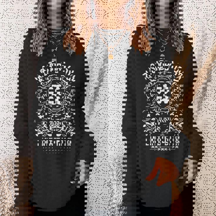 神様から祝福され 83歳 ヴィンテージ Happy 83歳の誕生日 長袖tシャツ スウェットシャツ 彼女への贈り物