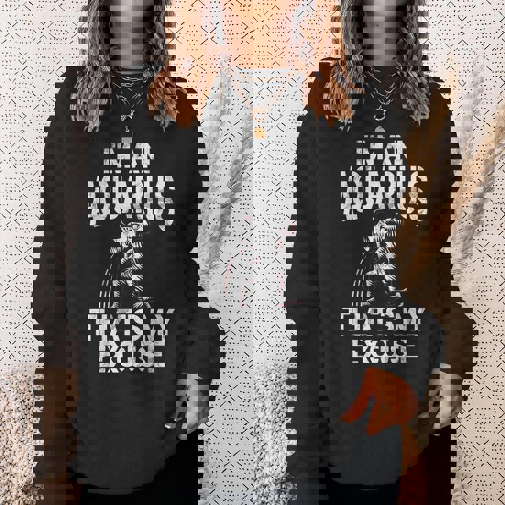 私はアクエリアスですそれが私の言い訳ですアクエリアス スウェットシャツ 彼女への贈り物