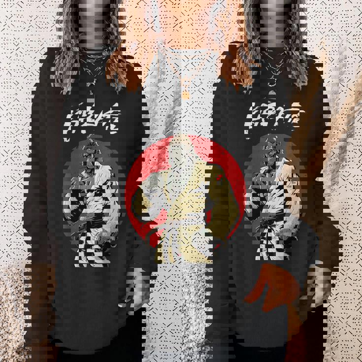 空手ゴリラ カラテカ 少年少女空手ゴリラ スウェットシャツ 彼女への贈り物